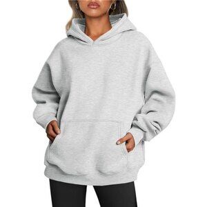 Womens oversized hoodie fleece sweatshirt pullover long sleeve fall winter cloth